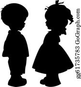 free clipart silhouettes child