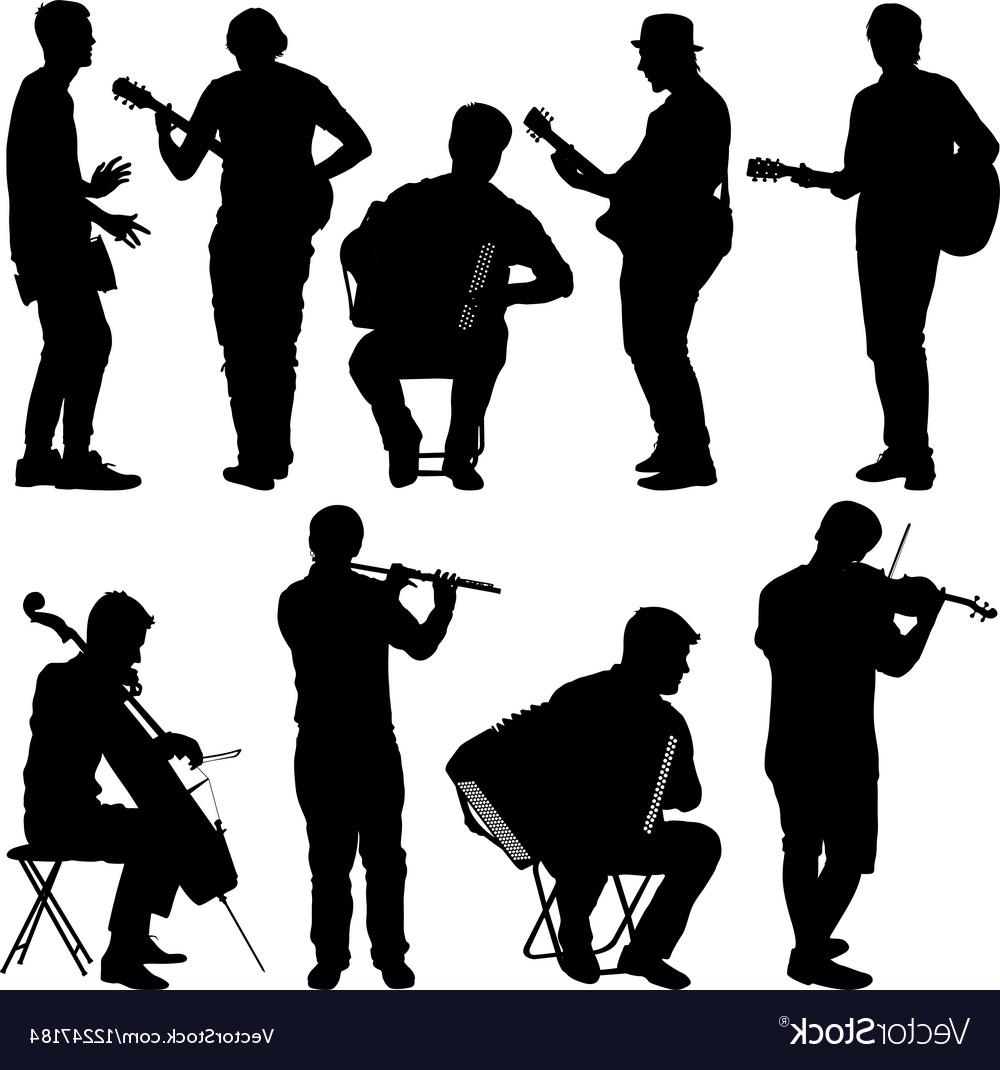 Best Free Music Silhouettes Vectors Images