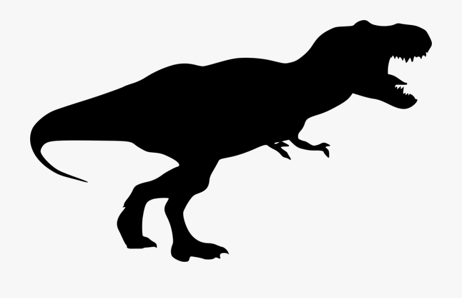 Dinosaur silhouette png.