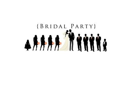 Bridal Party Silhouettes