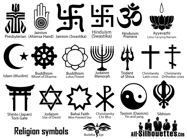 Free religious symbols.