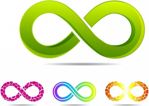 Vector infinity symbol.