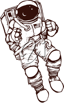 Astronaut clipart shoe.