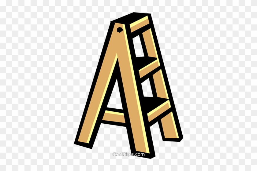 Simple ladder clipart.