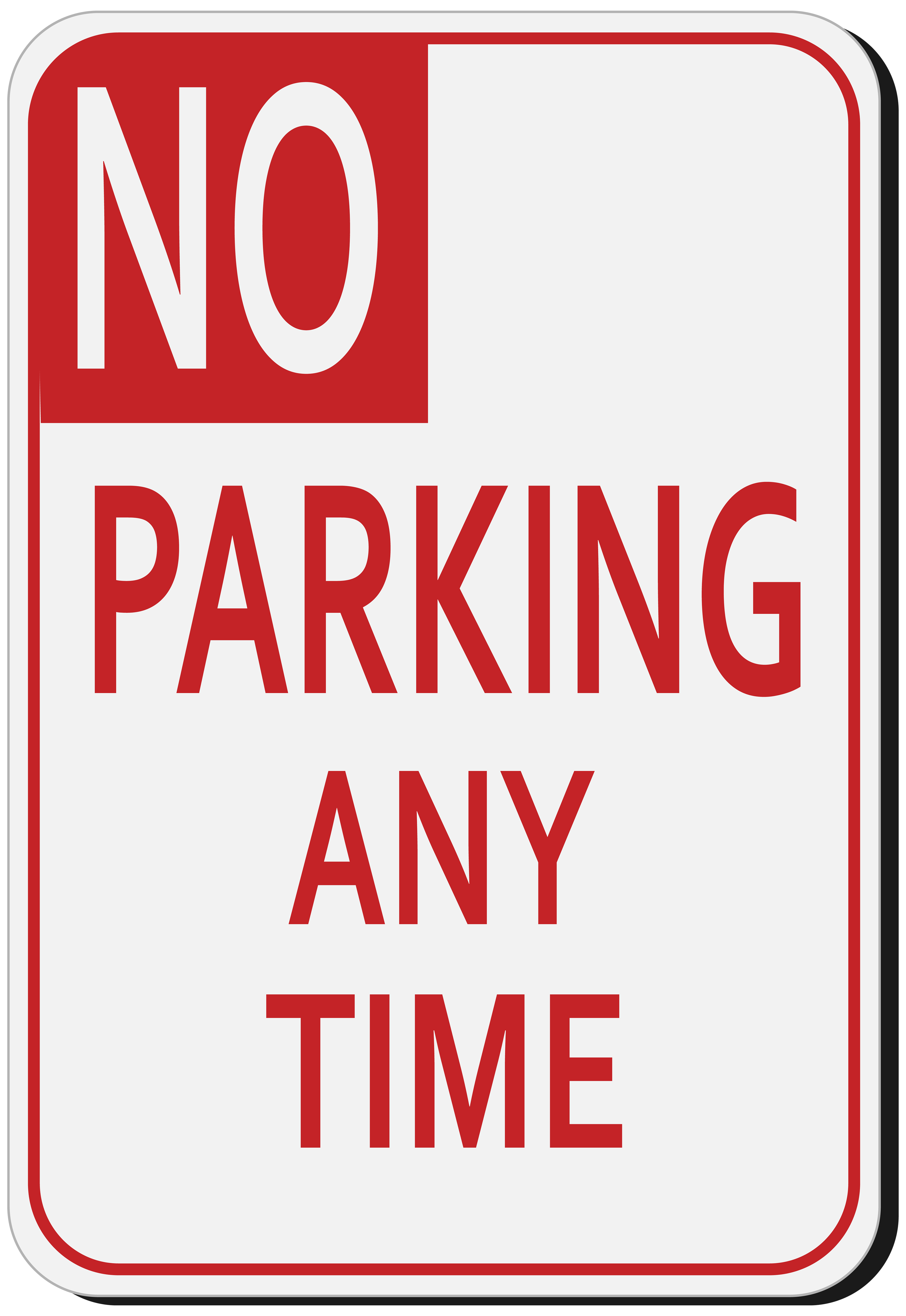 Free no parking clipart