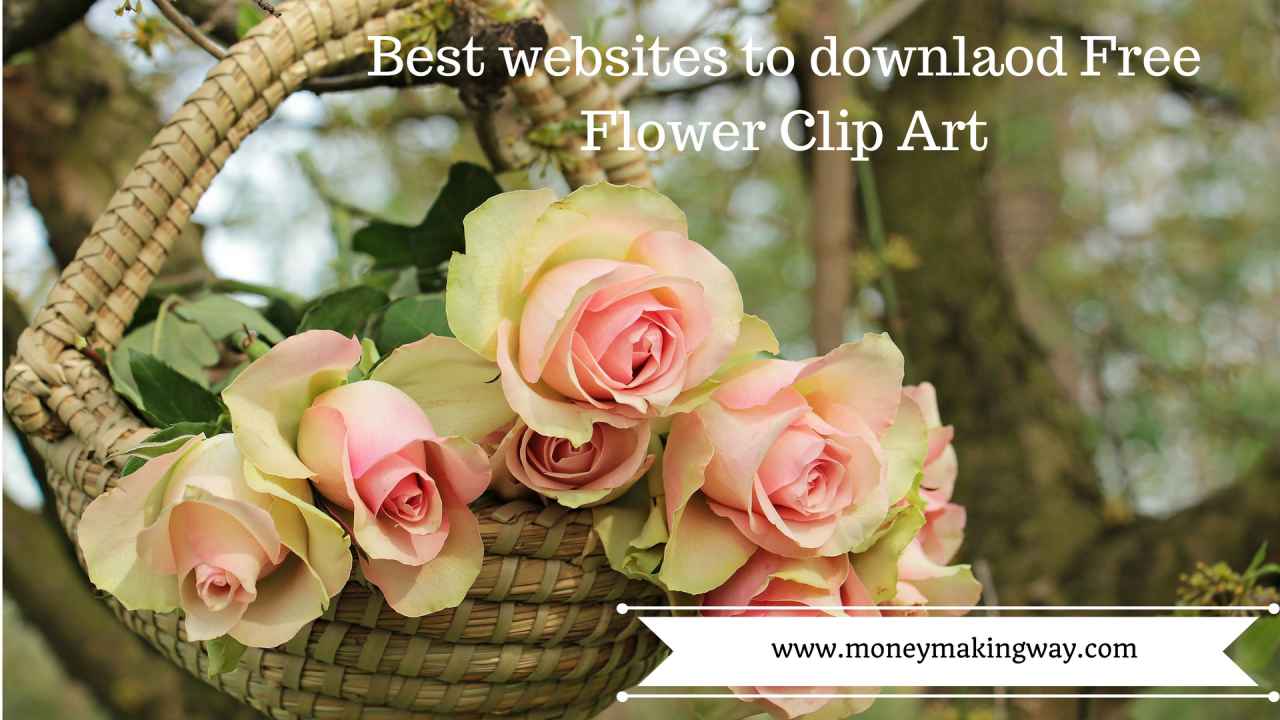 5 Best websites to get Free Flower Clip Art