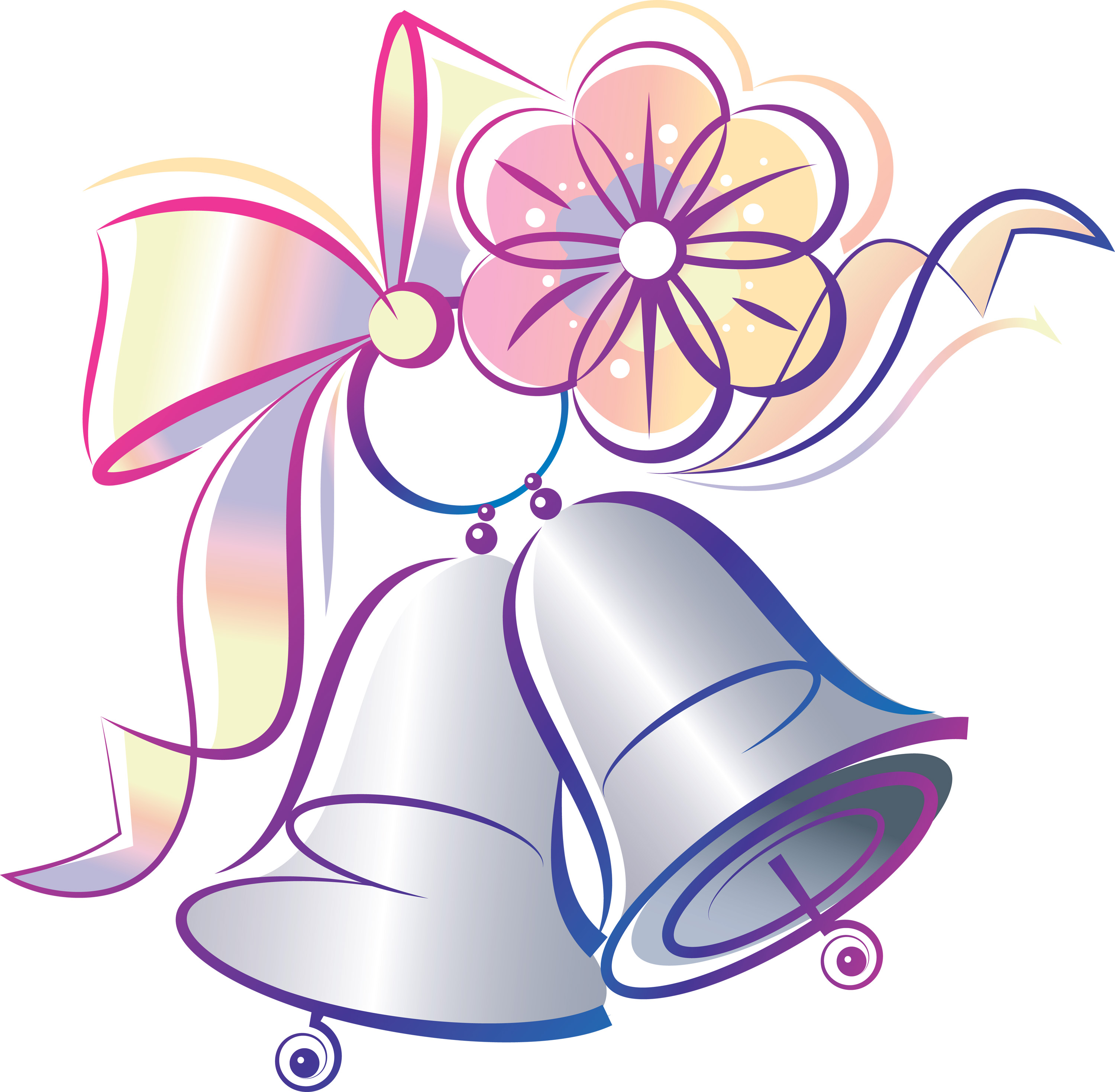 free clipart wedding bell