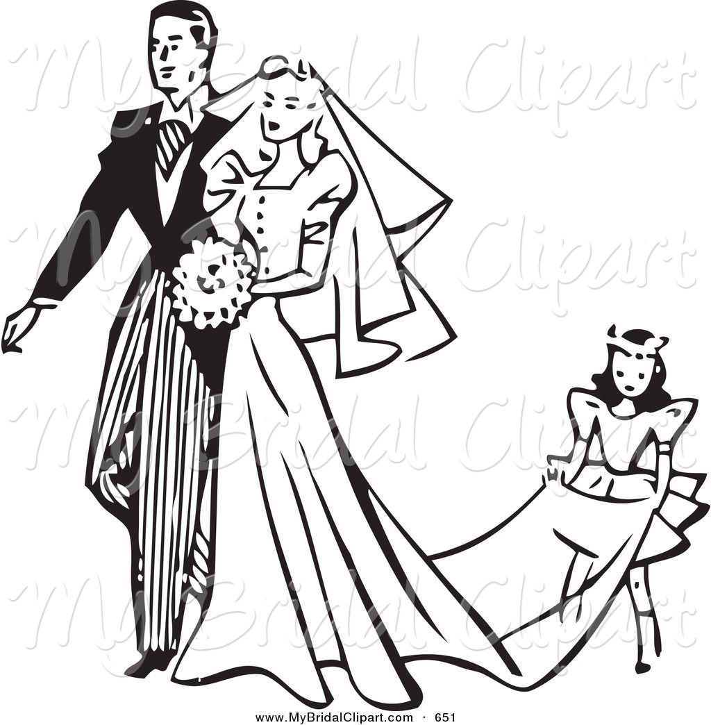 Wedding Dress Outline