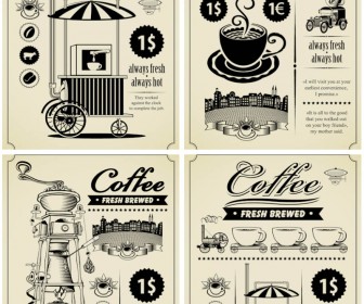 Vintage Style Tin Sign Fresh Brewed Coffee