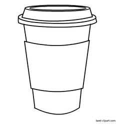 coffee mug clipart white