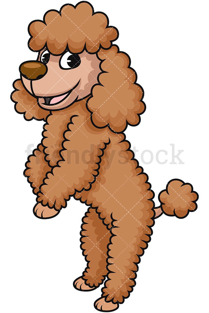 Dog Clipart Brown Fluffy