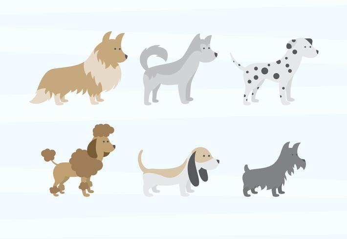Dogs vectors pack.
