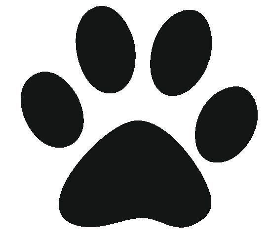 free dog clipart paw print