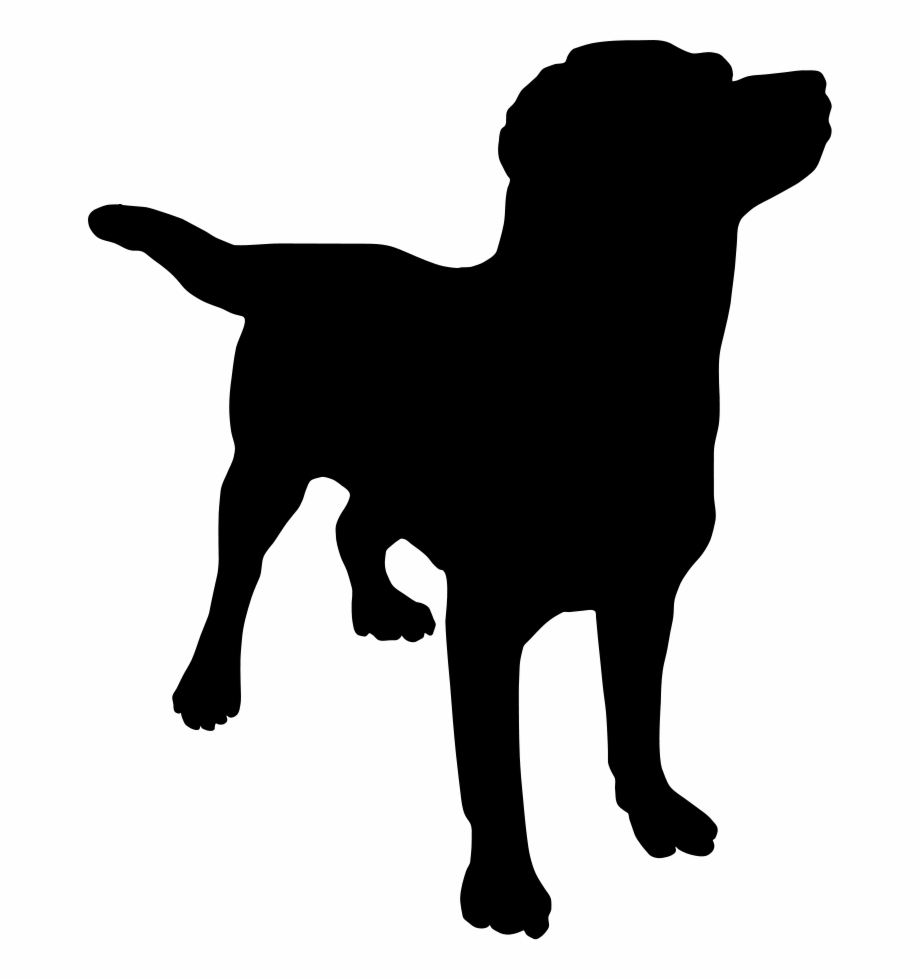 Dog Silhouette Clipart, Vector Clip Art Online, Royalty
