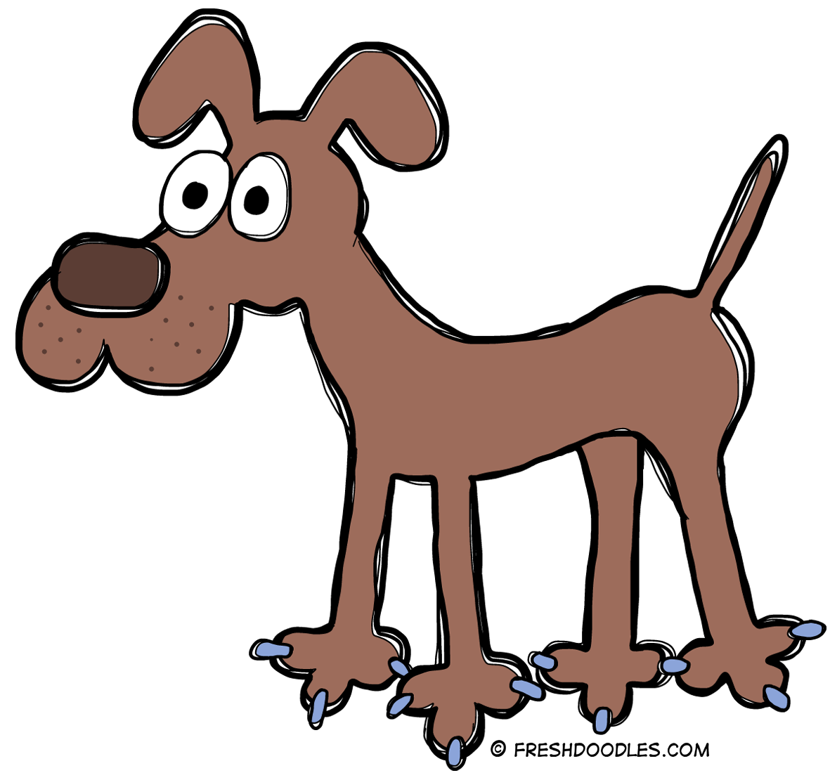 Mean dog clipart.