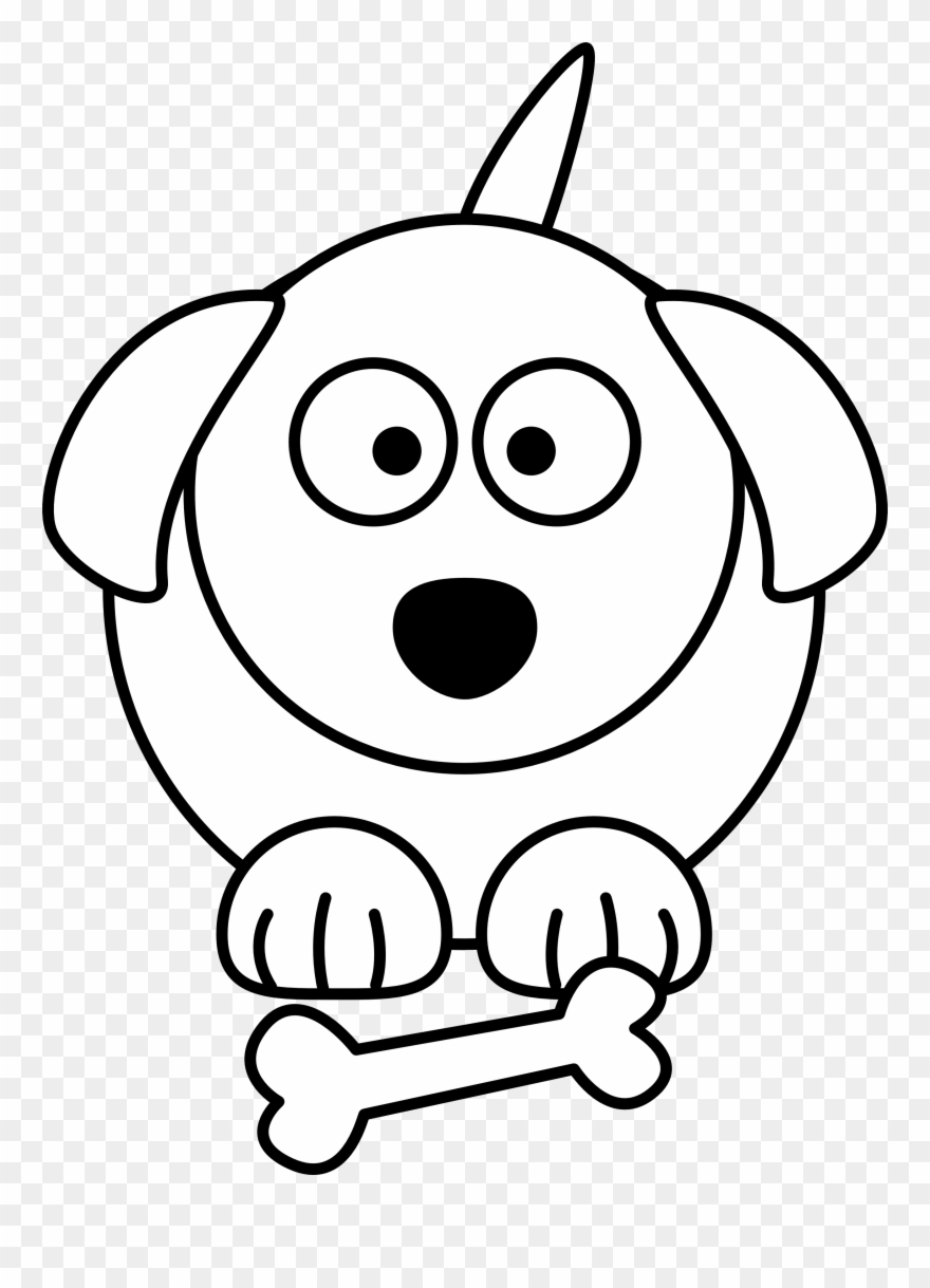 Dog Black And White Black And White Dog Cartoon Free