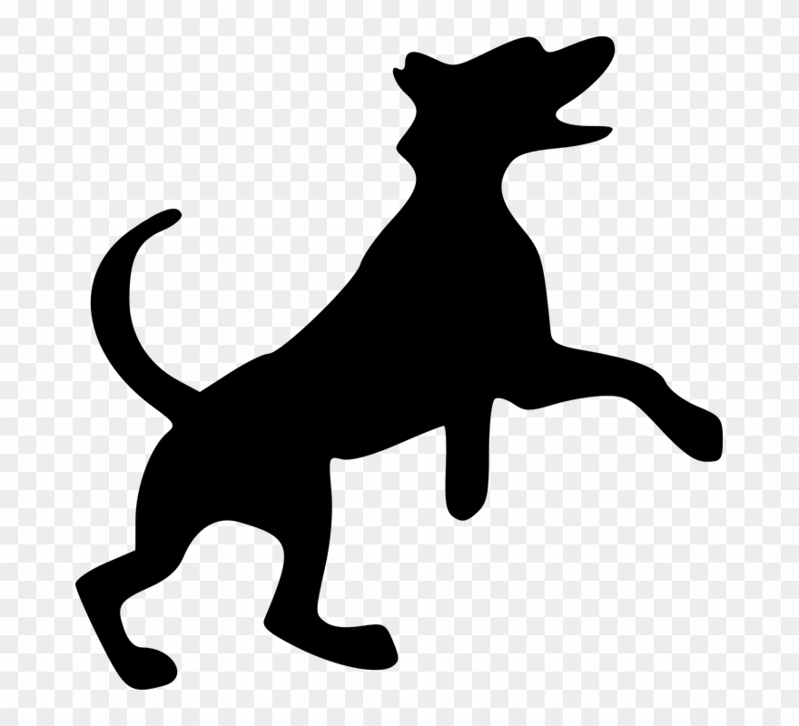 Free Vector Jumping Dog Clip Art