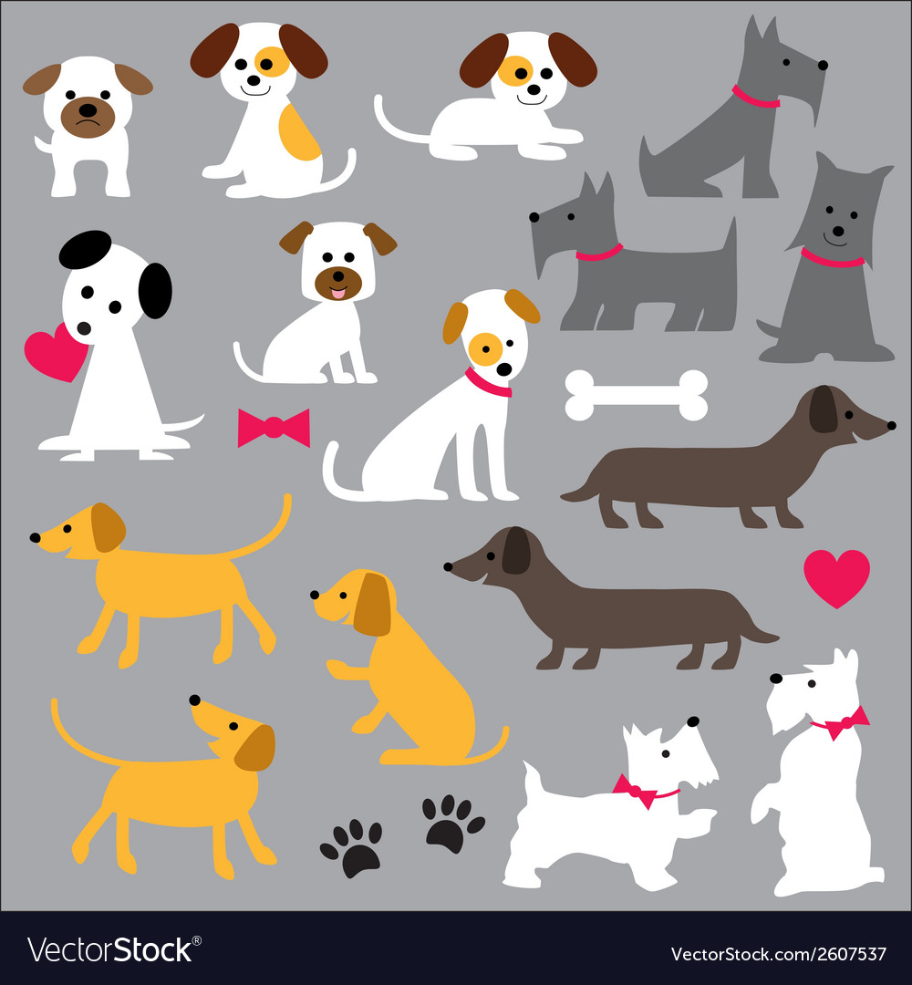Dogs clipart.