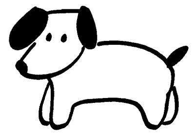 Free Dog Clipart Black And White