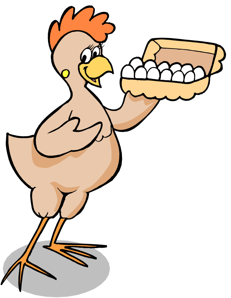 Free Chicken With Eggs Cartoon, Download Free Clip Art, Free