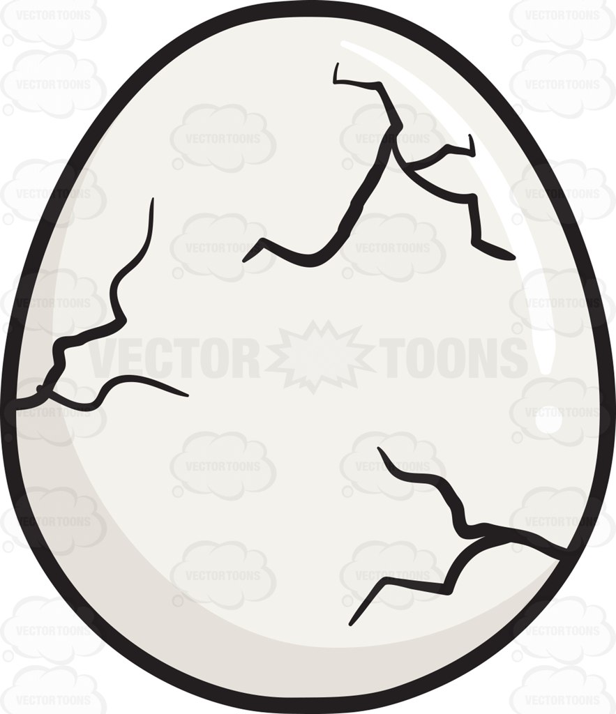 Cracked Egg Clipart