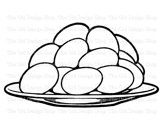 Food Clipart Black And White