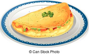 Omelet Stock Illustrations