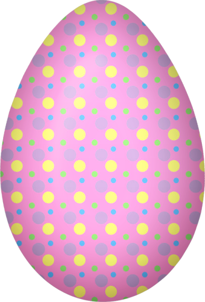 Pink easter egg.