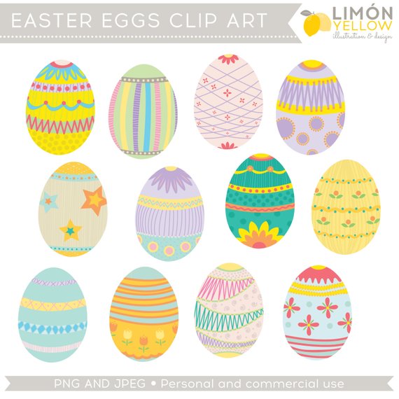 Easter Clipart, Easter Eggs Clip Art