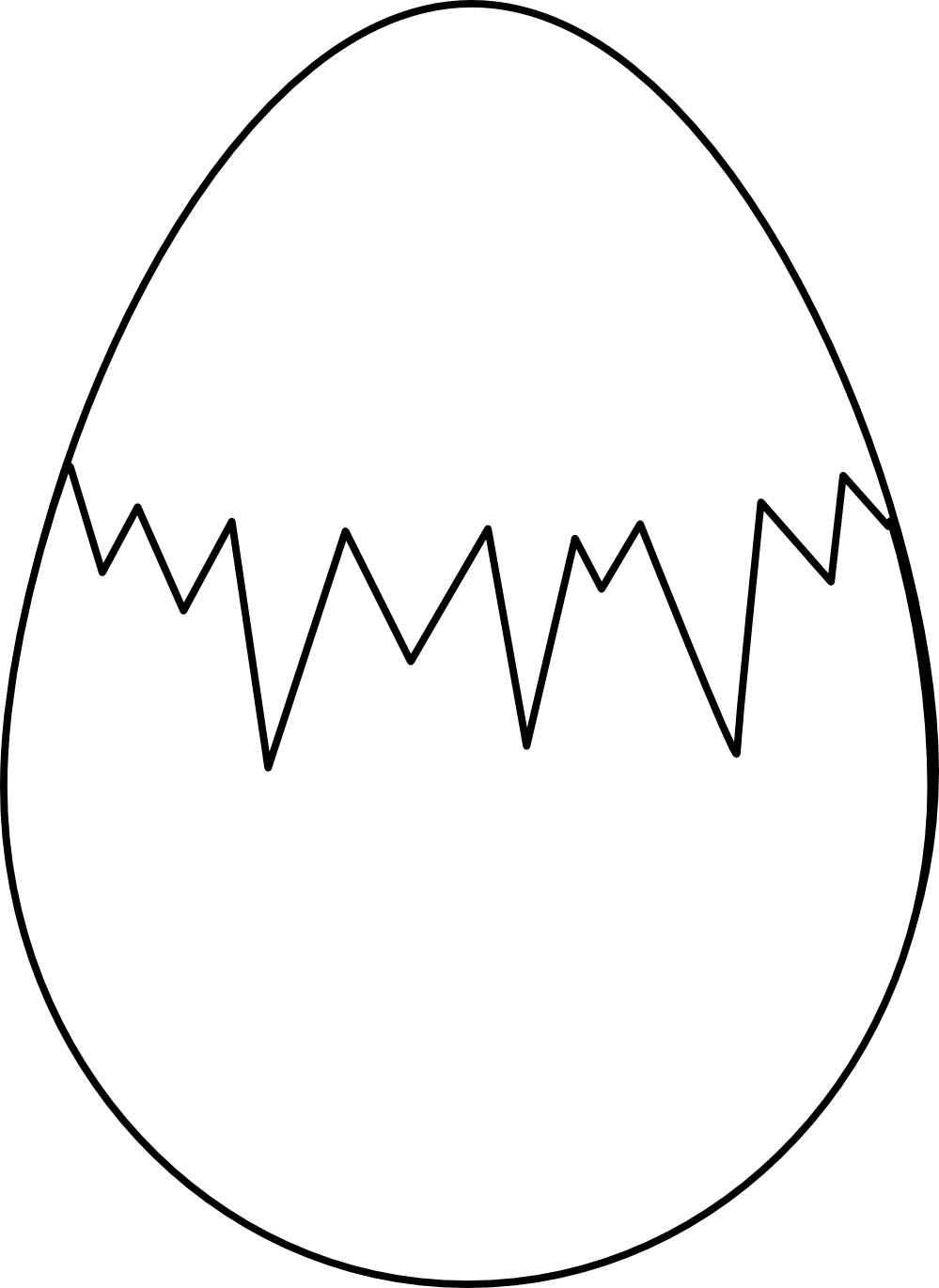 Egg clipart template.