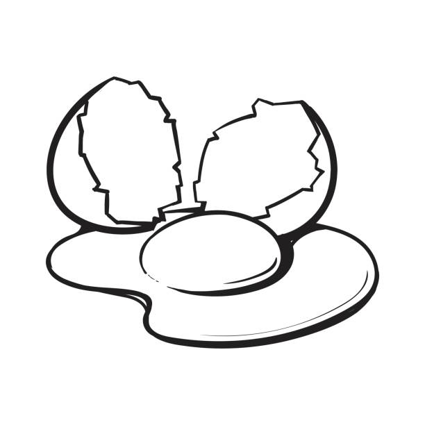 Free Egg Clipart Black And White, Download Free Clip Art