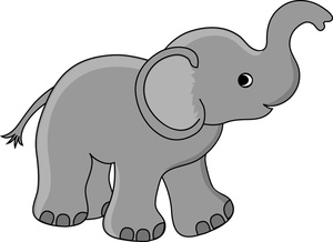 Free gray elephant.