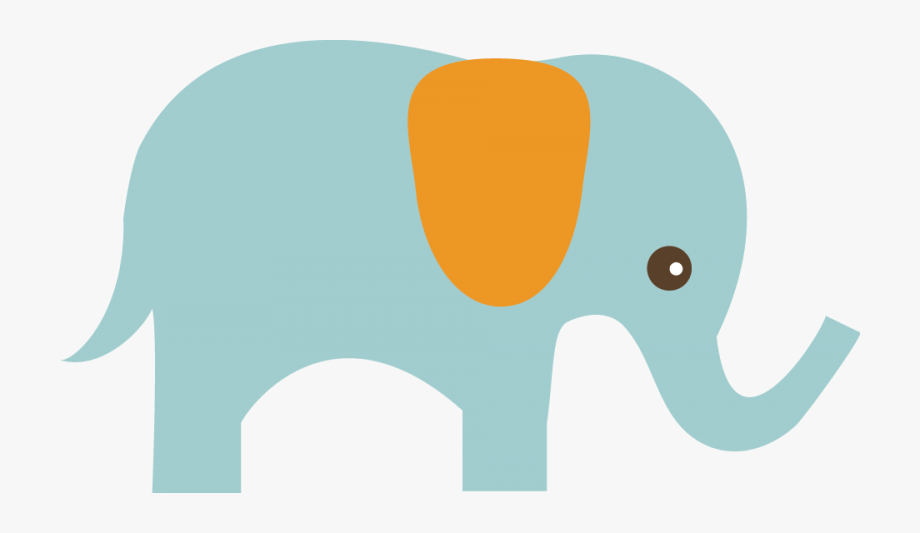free elephant clipart colorful