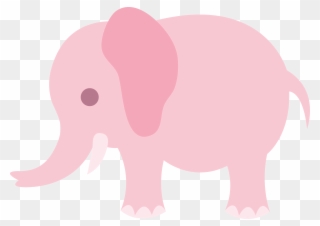 free elephant clipart pink
