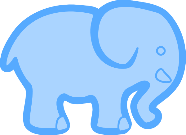 Free Baby Elephant Stencil, Download Free Clip Art, Free