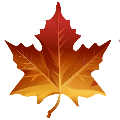 Maple leaf emoji.
