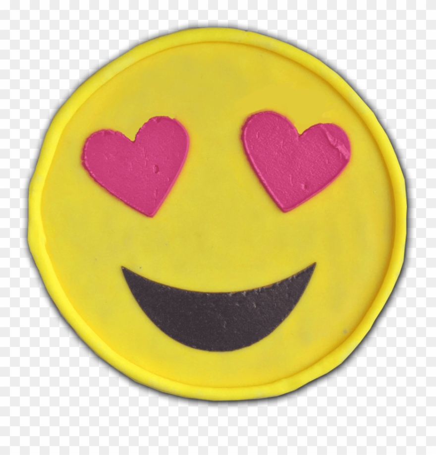 Free Png Download Emoji Pillow Pink Heart Eyes Png
