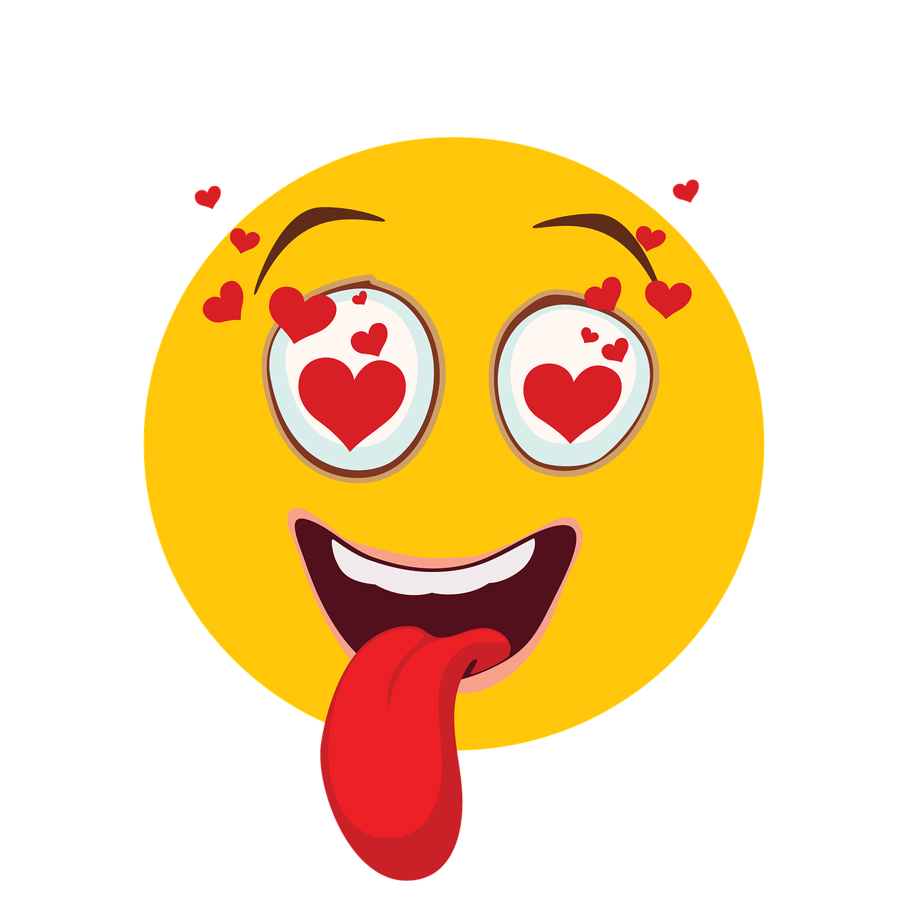 Smiley kiss emoji.