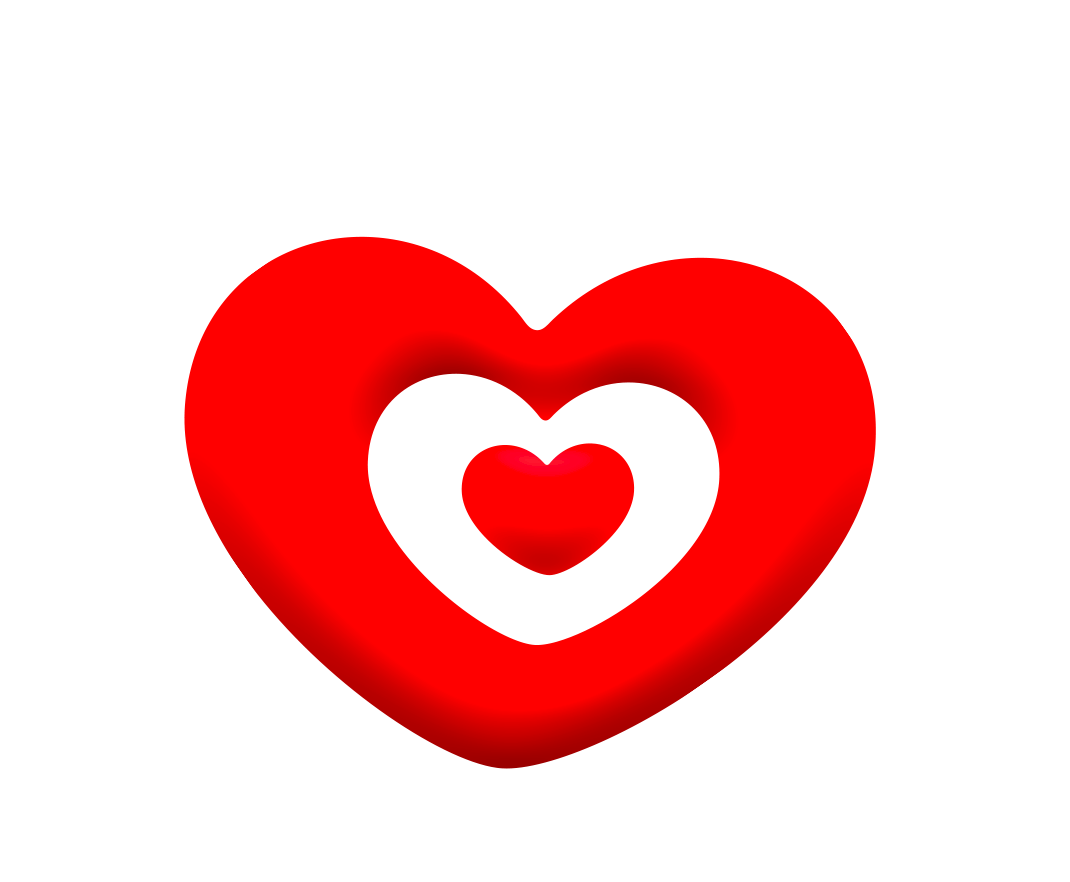 Love heart emoji png transparent without background image
