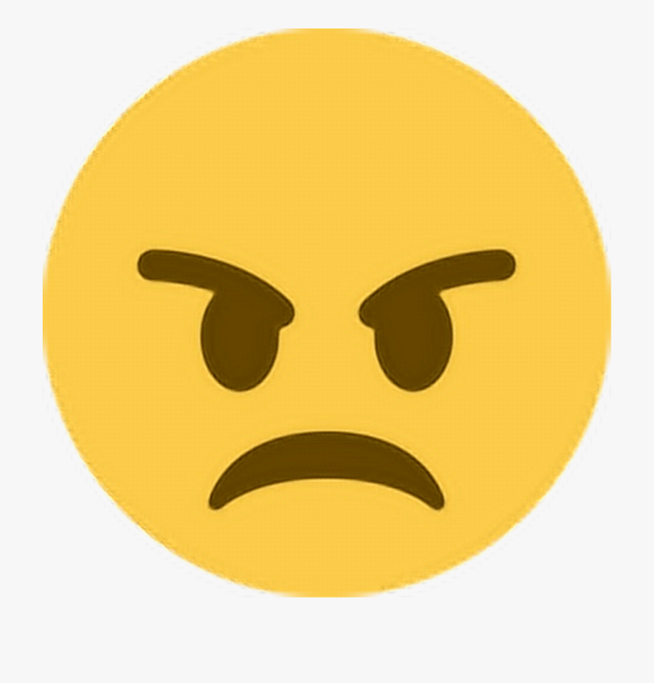 Angry emoji transparent.