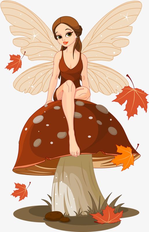 Plant Fairy, Plant Clipart, Fairy, Hand Painted PNG