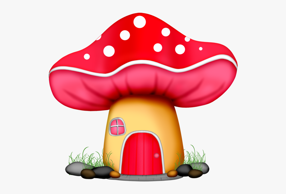 Mushroom Fairy House Clipart