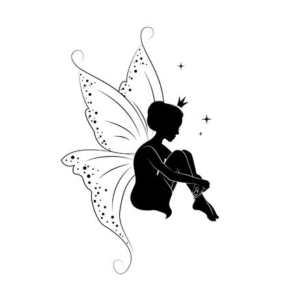 Free Fairy Clipart black and white, Download Free Clip Art