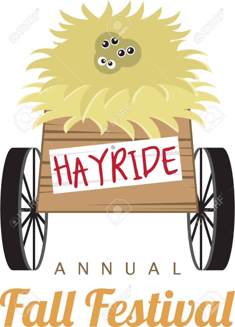 Free fall hayride clipart