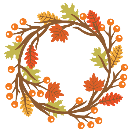 Fall wreath clipart clipart images gallery for free download
