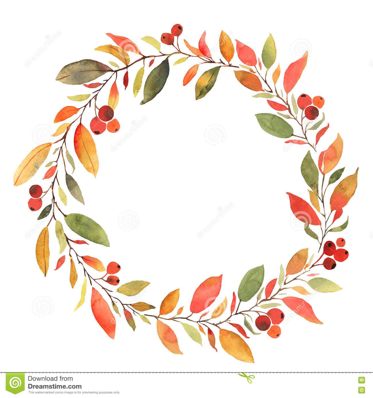 Fall Wreath Clipart Free