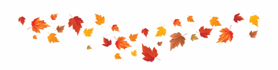 Fall Leaves Banner Transparent Clipart Free Download