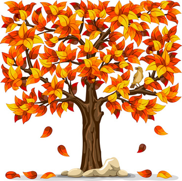 Fall leaves clip art free vector download