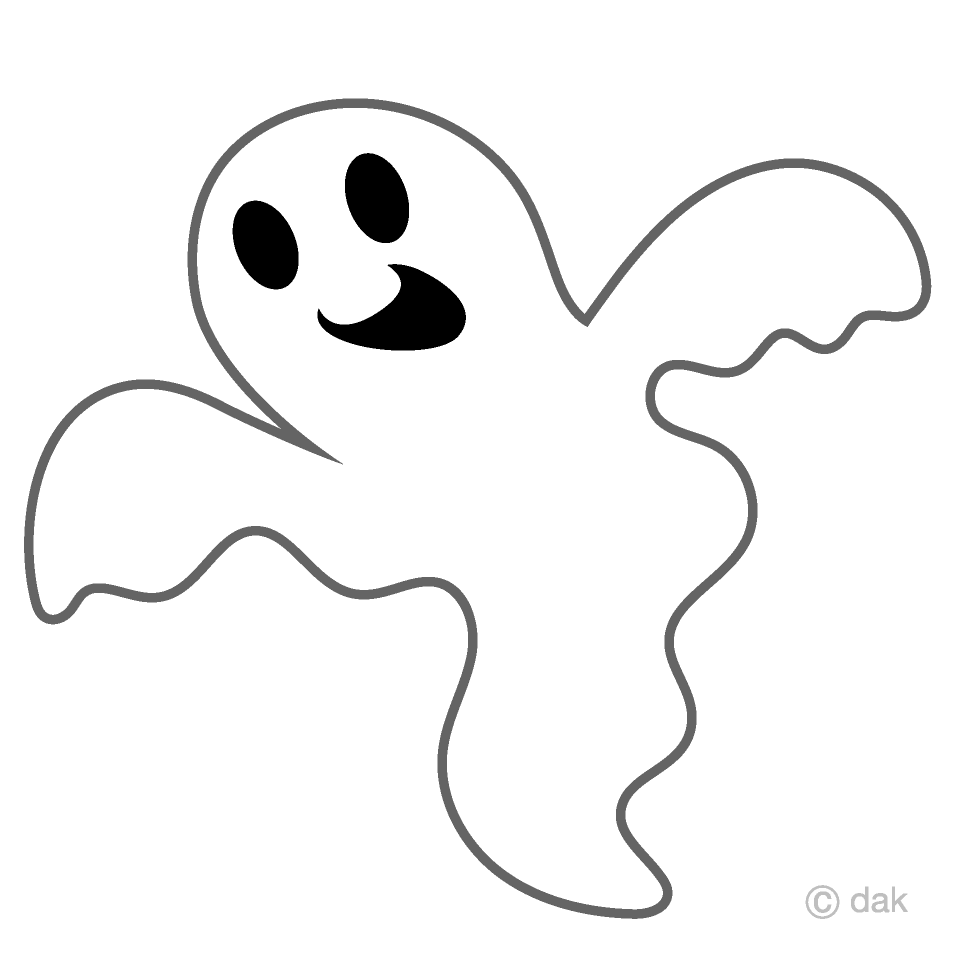Flying ghost clipart.