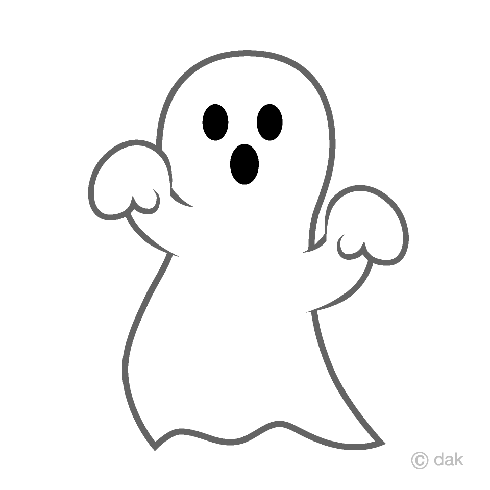 Funny ghost clipart.